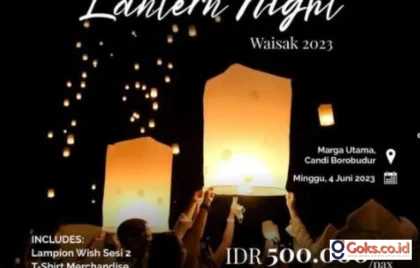 Tiket Lampion Borobudur